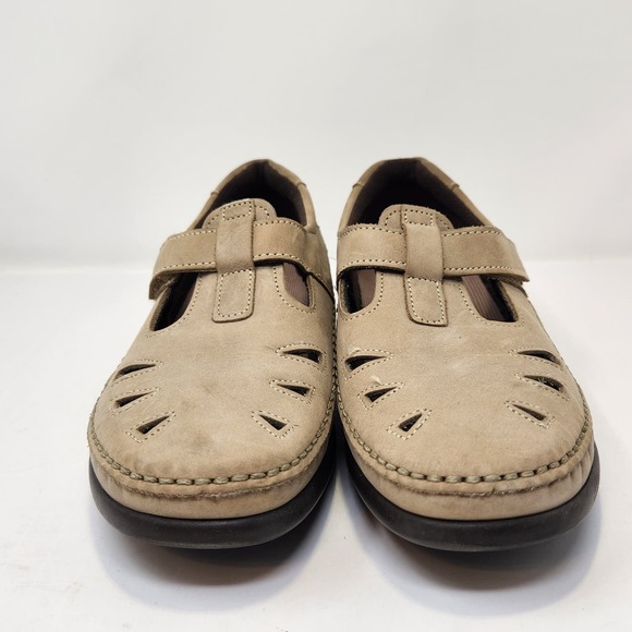 SAS Tripad Comfort Womens Roamer Tan Leather Walking Loafers Shoes Size 8 M - Picture 3 of 10